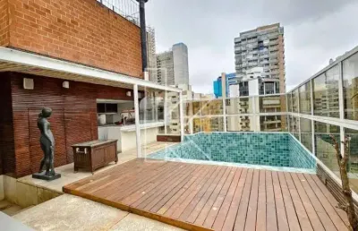 Cobertura com 3 quartos para alugar na alameda dos arapanés, 75, moema, são paulo por r$ 35.000
