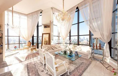 Apartamento duplex com 4 dormitórios à venda, 503 m² por r$ 4.499.000,00 - batel - curitiba/pr