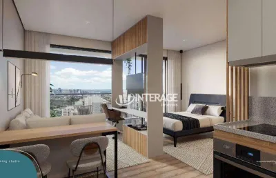 Studio com 1 dormitório à venda, 34 m² por r$ 412.390,00 - cristo rei - curitiba/pr
