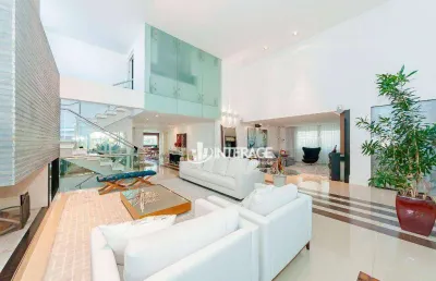 Casa com 5 dormitórios à venda, 476 m² por r$ 4.200.000,00 - campo comprido - curitiba/pr