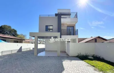 Sobrado com 3 dormitórios à venda, 129 m² por r$ 755.000,00 - santa felicidade - curitiba/pr