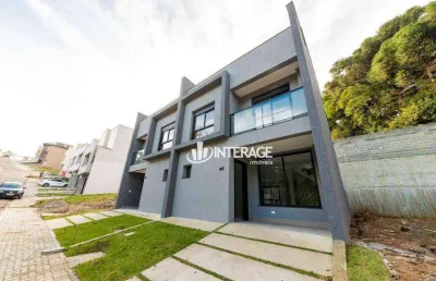 Sobrado com 3 dormitórios à venda, 131 m² por r$ 849.800,00 - santa cândida - curitiba/pr