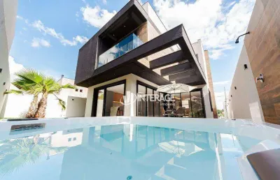 Casa com 3 dormitórios à venda, 290 m² por r$ 2.599.000,00 - santa felicidade - curitiba/pr