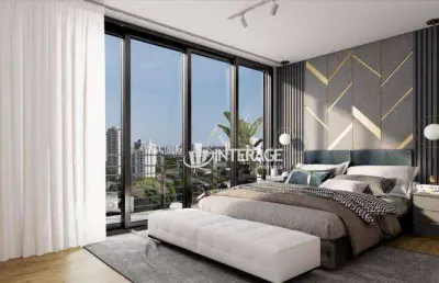 Apartamento com 1 quarto à venda, 17 m² por r$ 398.413 - água verde - curitiba/pr