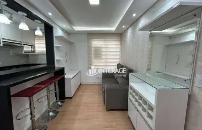 Apartamento com 2 quartos para alugar, 40 m² por r$ 2.147/mês - campo comprido - curitiba/pr