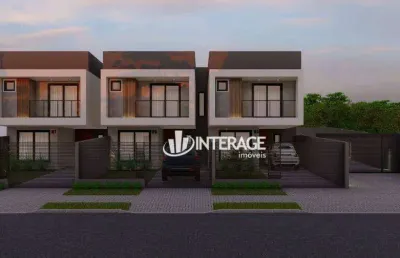 Sobrado duplex com 3 quartos à venda por r$ 839.000 - santa felicidade - curitiba/pr