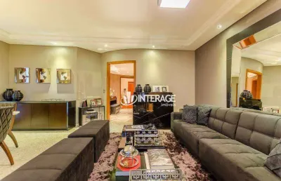 Apartamento com 3 dormitórios para alugar, 149 m² por r$ 13.725,00/mês - cristo rei - curitiba/pr