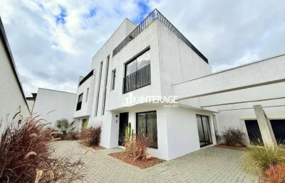 Sobrado com 3 quartos para alugar, 116 m² por r$ 4.650/mês - santa felicidade - curitiba/pr