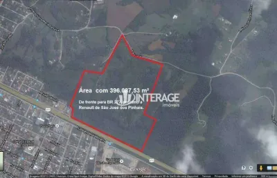Terreno à venda, 396800 m² por r$ 14.000.000,00 - borda do campo - são josé dos pinhais/pr