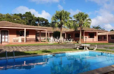 Chácara com 11 dormitórios à venda, 116891 m² por r$ 7.800.000,00 - butiá - campina grande do sul/pr
