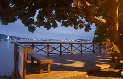 Oportunidade única: terreno com 1.825m² de frente mar com vista deslumbrante do pôr do sol na praia do cascalho em penha – sc. ref. 283