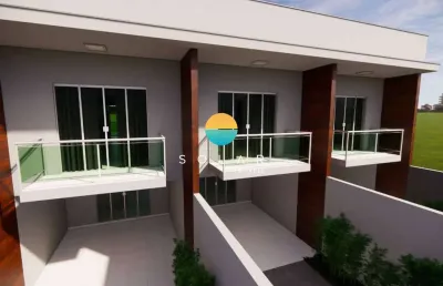 Sobrados a venda com 2 suítes no bairro praia da armação itaporocoy em penha - sc. ref. 430