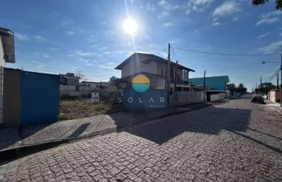Terreno de 256,45m² com projeto aprovado, aprox. 440m da praia do quilombo em penha/sc. ref. 501