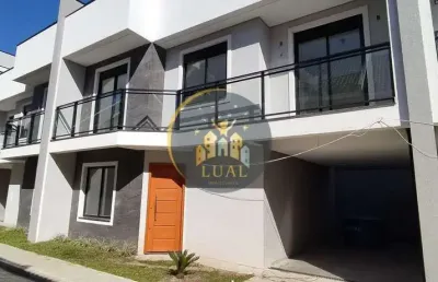 Sobrado novo em santa felicidade , amplo e acabamento de primeira