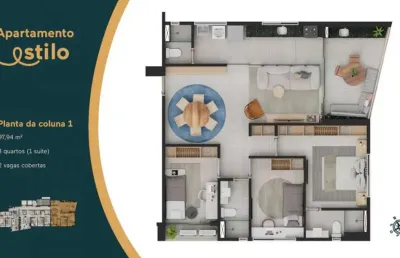 Apartamento para venda no les amis lagoa nova em natal/rn.