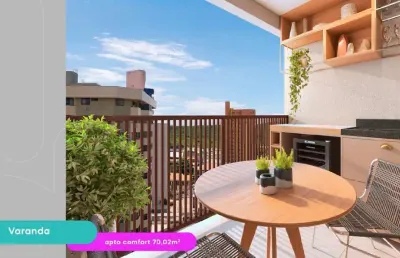 Apartamento para venda em natal, capim macio, 3 dormitórios, 1 suíte, 2 banheiros, 1 vaga