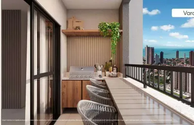 Apartamento para venda em natal, ponta negra, 2 dormitórios, 1 suíte, 2 banheiros, 1 vaga