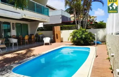 Casa para venda em parnamirim, cotovelo (distrito litoral), 5 dormitórios, 4 suítes, 6 banheiros, 7 vagas