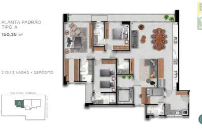 Apartamento para venda em natal, tirol, 4 dormitórios, 4 suítes, 5 banheiros, 2 vagas