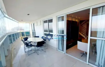 Cobertura com 4 dormitórios à venda, 210 m² por r$ 3.100.000,00 - praia de itaparica - vila velha/es