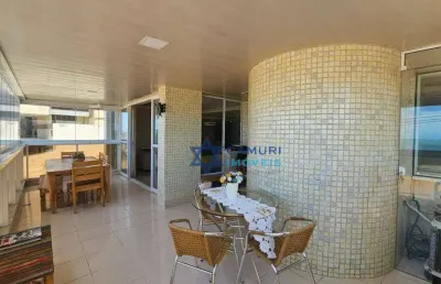 Amplo frente mar 4 dormitórios à venda, 355 m² por r$ 3.100.000,00 - praia de itapuã - vila velha/es