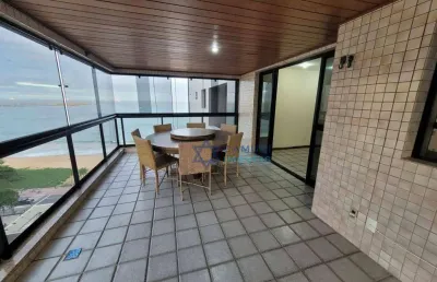 Apartamento com 4 dormitórios à venda, 190 m² por r$ 2.090.000,00 - praia de itaparica - vila velha/es