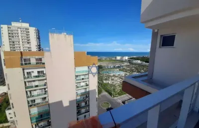 Excelente cobertura com 3 dormitórios à venda,  no jockey de itaparica - vila velha/es