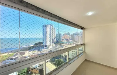 Frente mar! 2 quartos, suite, lazer, à venda, 72 m² por r$ 779.000 - itapuã - vila velha/es