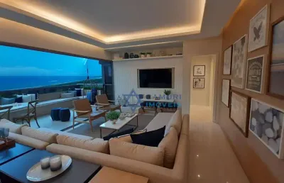 Apartamento com 4 dormitórios sendo 4 suítes à venda, 188,25 m²  na praia de itaparica- vila velha/es