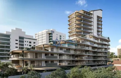 Luxuoso frente mar 4 suítes lazer à venda, 220 m² por r$ 5.318.232,84 - praia da costa - vila velha/es