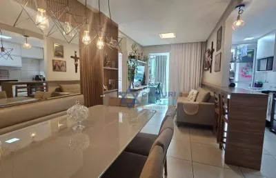 Apartamento com 2 dormitórios à venda, 65 m² por r$ 710.000,00 - praia de itaparica - vila velha/es