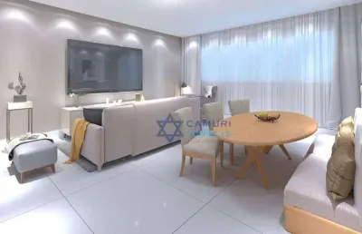 Apartamento com 3 dormitórios à venda, 96 m² na- praia de itaparica - vila velha/es