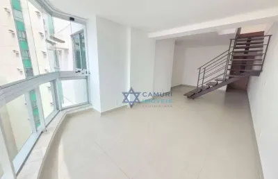 Excelente cobertura duplex com 2 dormitórios à venda, 159 m² na - praia da costa - vila velha/es