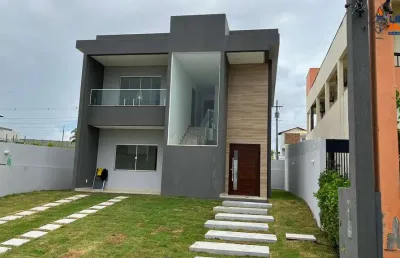 Casa residencial para venda no condomínio terras alphaville, centro, camaçari, 4 suítes, 2 salas, 4 banheiros, 4 vagas, 275m² área total.