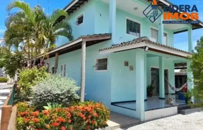 Casa residencial para venda no condomínio mirante de jauá, jauá (abrantes), camaçari, 4 quartos, 3 suítes, 2 salas, 4 banheiros, 5 vagas, 400m² área