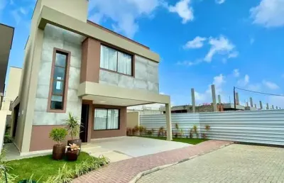 Lançamento casa duplex residencial para venda no condomínio reserva dual, sim, feira de santana 3 quartos, 2 salas, 1 banheiro, 1 vaga  274,00 m² área