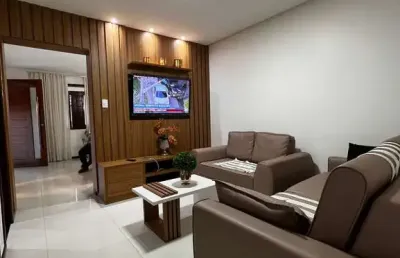 Casa residencial para venda no condomínio parque das azaléias, parque ipê, feira de santana 2 quartos 1 suíte, 2 salas, 2 banheiros, 2 vagas 200,00 m²