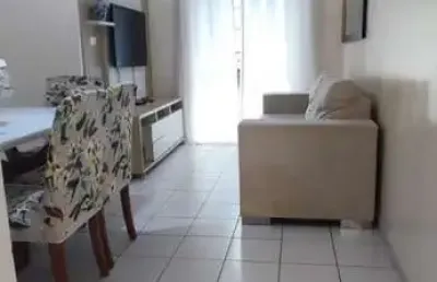 Apartamento mobiliado para locação no condomínio villa das flores, muchila, feira de santana, mobiliado, 3 quartos, 1 sala, 1 banheiro, 1 vaga