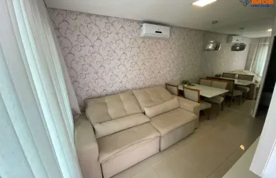 Casa mobiliada no viva mais avenida, 2 quartos, área gourmet, garagem coberta, para venda, em feira de santana, 190m².