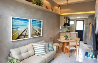 Casa residencial para venda no condomínio art residence, sim, feira de santana, 3 quartos, 1 suíte, 1 sala, 1 banheiro, 2 vagas, 150m² área total.