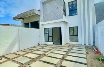 Casa duplex residencial para venda em rua pública no parque ipê, feira de santana, 3 quartos, 1 sala, 1 banheiro, 2 vagas, 150m²área total.