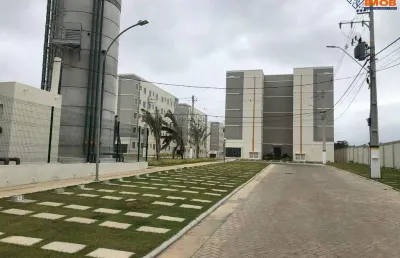 Apartamento residencial para venda em condomínio fechado, alphaville (abrantes), camaçari, 2 quartos, 1 sala, 1 banheiro, 1 vaga, 60m² área total.
