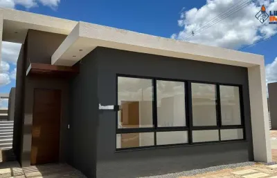 Casa residencial para venda no condomínio mangata, sim, feira de santana, 3 quartos, sendo 1 suíte, 1 sala, 1 banheiro, 2 vagas 210m² área total.