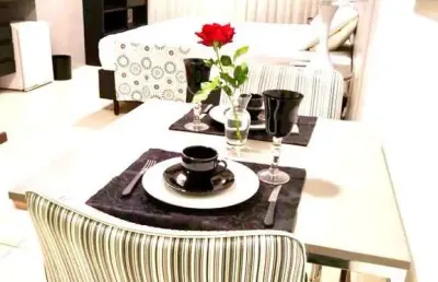 Apartamento no centro, mobiliado, 1 quarto, garagem coberta, para locação, no executive hotel, em feira de santana.