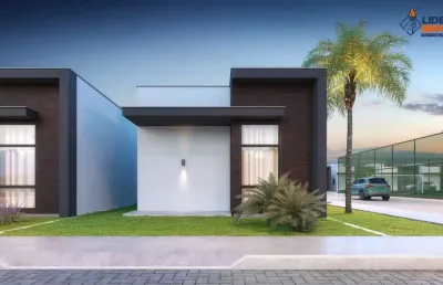 Lançamento casa residencial para venda lagoa salgada, feira de santana 2 quartos, sendo 1 suíte, 1 sala, 2 banheiros, 1 vaga 126m² área total.