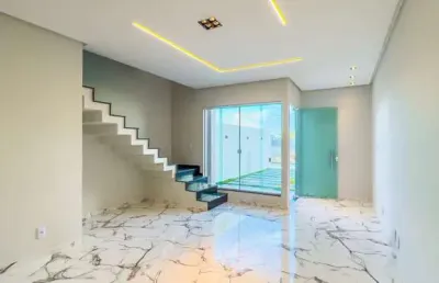 Casa 3 quartos, 2 vagas de garagem coberta, em rua pública, para venda, no parque ipê, em feira de santana, área total de 125 m².