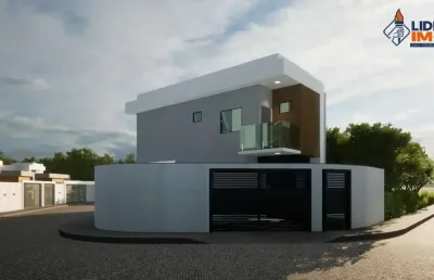Casa duplex residencial para venda em rua pública, sim, feira de santana, 3 quartos, 1 suíte, 1 sala, 2 banheiros, 2 vagas, 131m² área total.