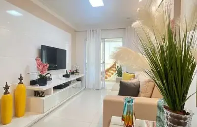 Apartamento residencial para venda em condomínio fechado, na santa mônica, feira de santana 3 quartos sendo 1 suíte, 2 salas, 2 vagas 100m² área tota