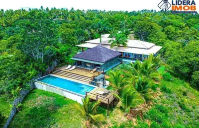 Casa duplex para venda em jandaíra - bahia, 5 suítes, 2 salas, 6 banheiros, 2 vagas 584 m² área construída
