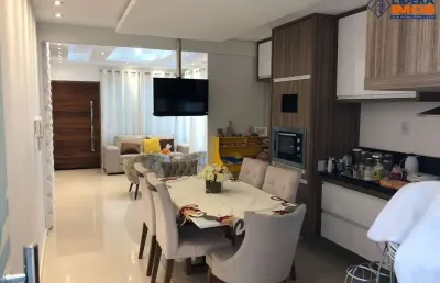 Casa residencial para venda em condominio fechado, mangabeira, feira de santana, 3 quartos, 1 suíte, 1 sala, 2 banheiros, 3 vagas, 270m² área total.